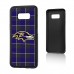 Baltimore Ravens Galaxy Plaid Design Bump Case