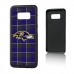 Baltimore Ravens Galaxy Plaid Design Bump Case