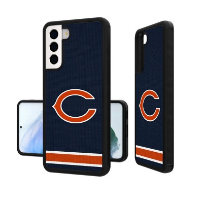 Чехол на телефон Samsung Chicago Bears Galaxy Stripe Design - оригинальные аксессуары NFL Чикаго Бирз