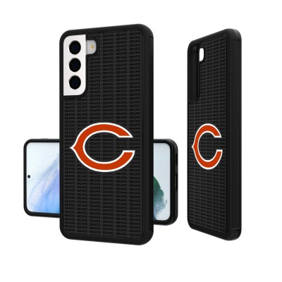 Чехол на телефон Samsung Chicago Bears Galaxy Text Backdrop Design - оригинальные аксессуары NFL Чикаго Бирз