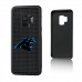 Carolina Panthers Galaxy Text Backdrop Design Bump Case