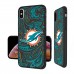 Чехол на телефон Miami Dolphins iPhone Paisley Design Bump