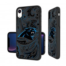 Чехол на телефон Чехол на iPhone Carolina Panthers iPhone Paisley Design Bump