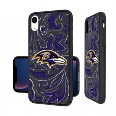 Чехол на телефон Чехол на iPhone Baltimore Ravens iPhone Paisley Design Bump