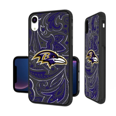 Baltimore Ravens iPhone Paisley Design Bump Case