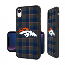 Чехол на телефон Denver Broncos iPhone Plaid Design Bump
