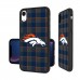 Denver Broncos iPhone Plaid Design Bump Case