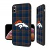Denver Broncos iPhone Plaid Design Bump Case