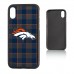 Denver Broncos iPhone Plaid Design Bump Case