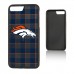 Denver Broncos iPhone Plaid Design Bump Case