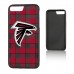 Atlanta Falcons iPhone Plaid Design Bump Case