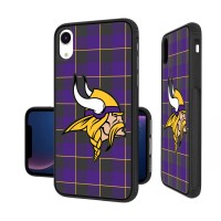 Чехол на телефон Minnesota Vikings iPhone Plaid Design Bump