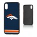 Чехол на телефон Чехол на iPhone Denver Broncos iPhone Stripe Design Bump
