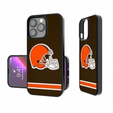 Чехол на телефон Чехол на iPhone Cleveland Browns iPhone Stripe Design Bump