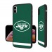 Чехол на телефон New York Jets iPhone Stripe Design Bump