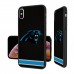 Чехол на iPhone Carolina Panthers iPhone Stripe Design Bump Case - оригинальные аксессуары NFL Каролина Пантэрз