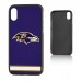 Baltimore Ravens iPhone Stripe Design Bump Case