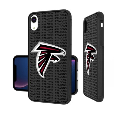 Atlanta Falcons iPhone Text Backdrop Design Bump Case
