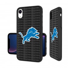 Detroit Lions iPhone Text Backdrop Design Bump Case