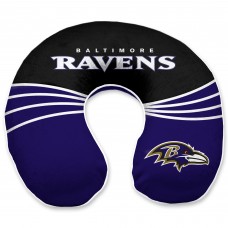 Подушка для путешествий Baltimore Ravens Wave Memory Foam U-Neck - Purple