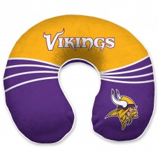 Подушка для путешествий Minnesota Vikings Wave Memory Foam U-Neck - Purple