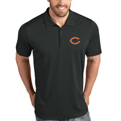 Поло Chicago Bears Antigua Tribute - Charcoal