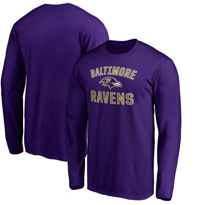 Футболка с длинным рукавом Baltimore Ravens Victory Arch - Purple