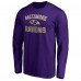 Футболка с длинным рукавом Baltimore Ravens Victory Arch - Purple