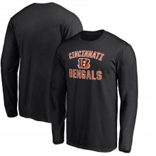 Cincinnati Bengals Black Victory Arch Long Sleeve T-Shirt