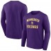 Футболка с длинным рукавом Minnesota Vikings Victory Arch - Purple