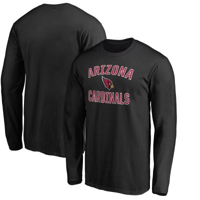 Arizona Cardinals Black Victory Arch Long Sleeve T-Shirt