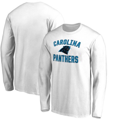 Футболка с длинным рукавом Carolina Panthers White Victory Arch