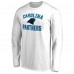 Футболка с длинным рукавом Carolina Panthers White Victory Arch