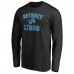 Футболка с длинным рукавом Detroit Lions Black Victory Arch
