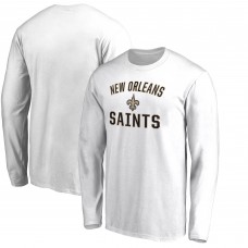Футболка с длинным рукавом New Orleans Saints White Victory Arch