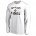 Футболка с длинным рукавом New Orleans Saints White Victory Arch