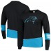 Футболка с длинным рукавом Carolina Panthers Refried Apparel Sustainable Upcycled Angle - Black/Blue