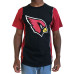 Футболка Arizona Cardinals Refried Apparel Black/Cardinal Upcycled Split