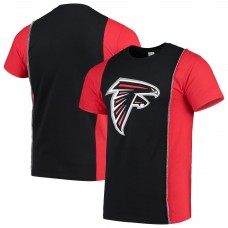 Футболка Atlanta Falcons Refried Apparel Sustainable Upcycled Split - Black/Red