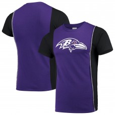 Футболка Baltimore Ravens Refried Apparel Sustainable Upcycled Split - Purple/Black