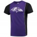 Футболка Baltimore Ravens Refried Apparel Sustainable Upcycled Split - Purple/Black