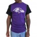 Футболка Baltimore Ravens Refried Apparel Sustainable Upcycled Split - Purple/Black