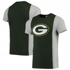 Футболка Green Bay Packers Refried Apparel Sustainable Upcycled Split - Green/Gray