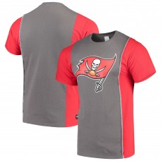 Футболка Tampa Bay Buccaneers Refried Apparel Sustainable Upcycled Split - Pewter/Red