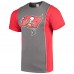 Футболка Tampa Bay Buccaneers Refried Apparel Sustainable Upcycled Split - Pewter/Red