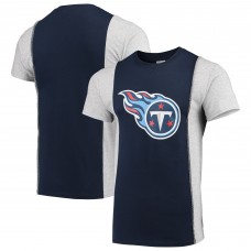 Футболка Tennessee Titans Refried Apparel Sustainable Upcycled Split - Navy/Gray