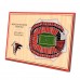 Atlanta Falcons 14 x 10.5 3D StadiumViews Desktop Display