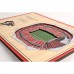 Atlanta Falcons 14 x 10.5 3D StadiumViews Desktop Display