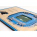 Carolina Panthers 14 x 10.5 3D StadiumViews Desktop Display