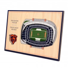 Chicago Bears 14 x 10.5 3D StadiumViews Desktop Display